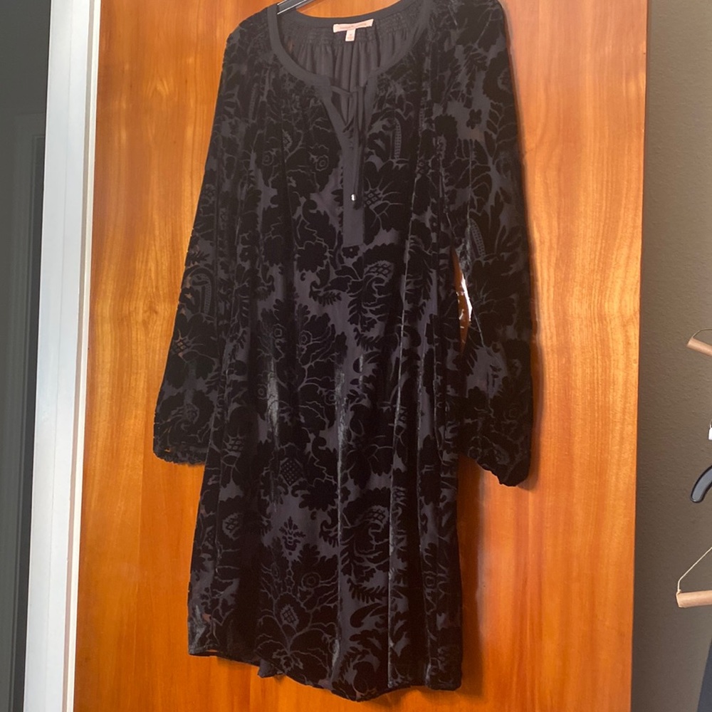 Black velvet dress Gibson Latimer